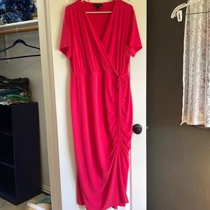 Lane Bryant Pink Spring Time Dress sz 14/16